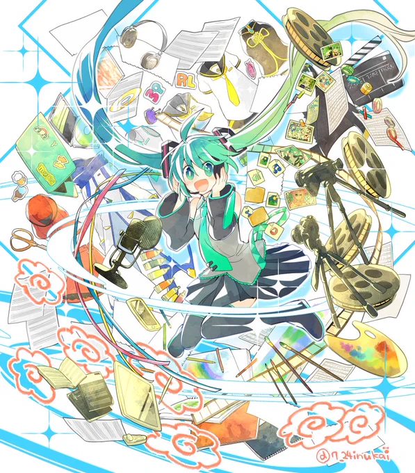 【#ミクの日】 「すべてのクリエイターに花丸を!」 #ミクの日2026 #初音ミク
