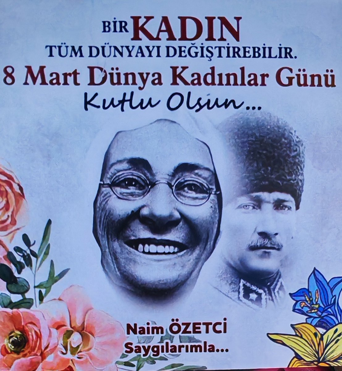 "Büyük Başarılar, Kıymetli Anaların Yetiştirdikleri Seçkin Evlatlar Sayesinde Olmuştur." 
Mustafa Kemal ATATÜRK. 

8 MART DÜNYA KADINLAR GÜNÜ KUTLU OLSUN.
#sekizmart
#dünyakadınlargünü