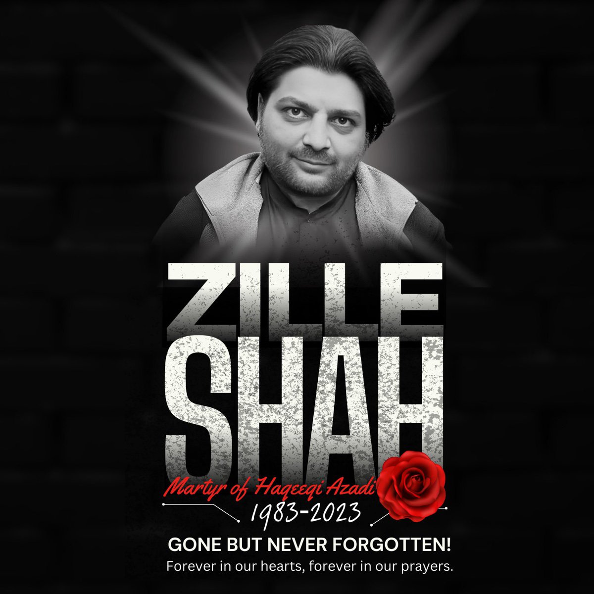 کچھ نام قوموں کی تاریخ میں امر ہو جاتے ہیں۔

#ZillehShah