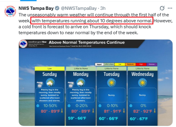 Ahoy, mateys Good morning #Sunday #Sundayvibe #Sunrise #Florida #TampaBay #Tampa #StPete #StPetersburg #Clearwater

#Weather #FLwx <a href="/NWSTampaBay/">NWS Tampa Bay</a> <a href="/NWS/">National Weather Service</a> <a href="/NOAA/">NOAA</a>