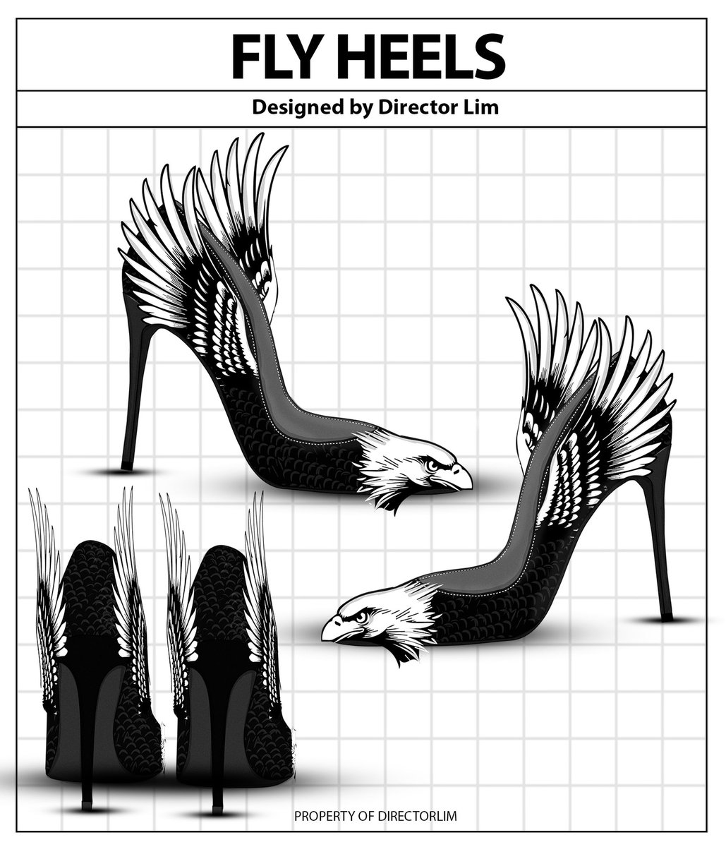 When I say fly heels, I meant Heels with wings. FLY HEELS DESIGNED BY ME 

“Fly heels that can take you high is called HIGH HEELS” damn I burst my own brain🥱😌