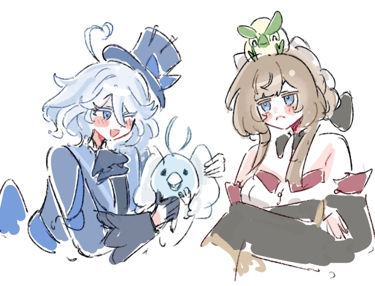 Novelllaa's tweet photo. needdd furina and sandrone to interact tbh https://t.co/QOhfeoSiw9