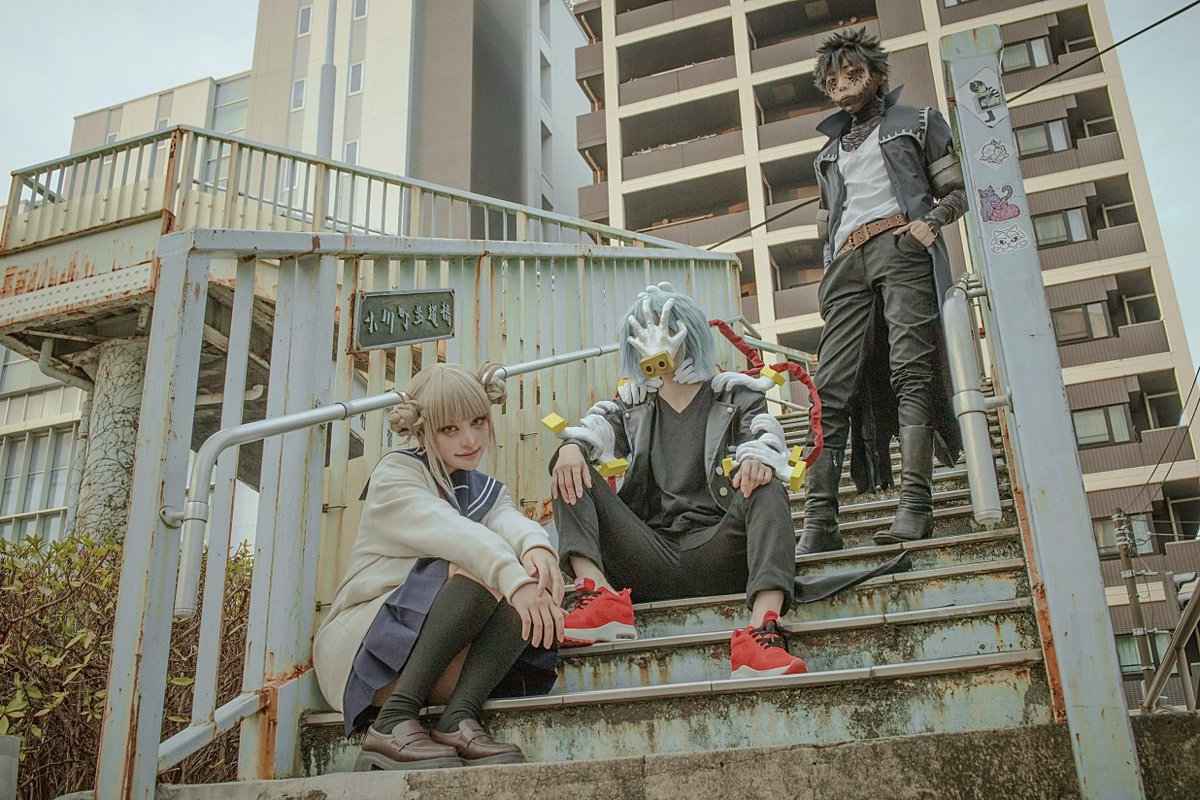 【cosplay // MHA】
僕のヒーローアカデミア
敵連合
.
　　　
　　　　　　　私たちの帰る場所は
.
．
📸RIKACH.さん