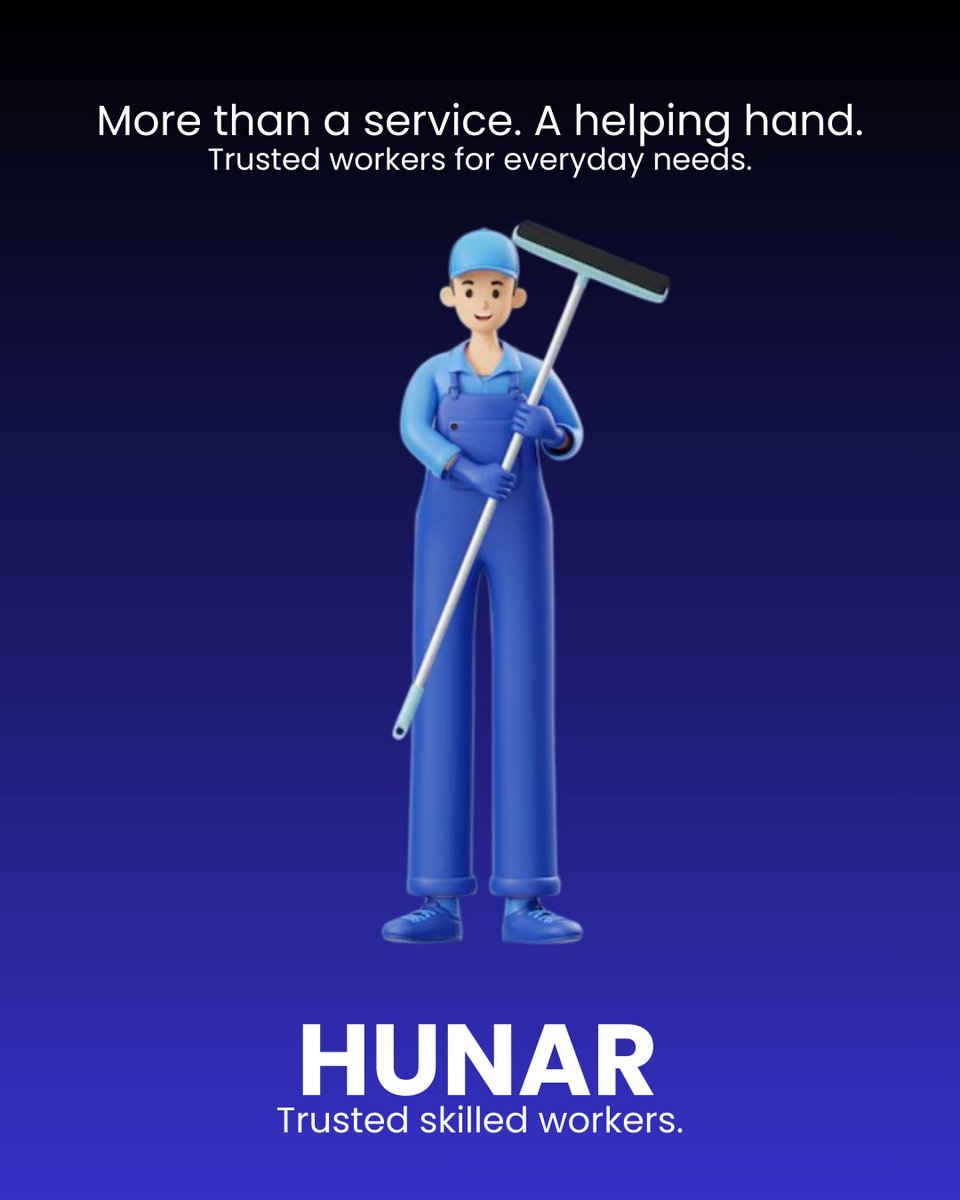 TheHunarApp's tweet photo. Hunar is where your home’s to-do list meets expert craftsmanship. 🛠️ More than just a service, we provide a trusted helping hand to restore your peace of mind. From deep cleans to everyday fixes, our skilled professionals handle the work so you can reclaim your time. https://t.co/HxfnN9NZlK