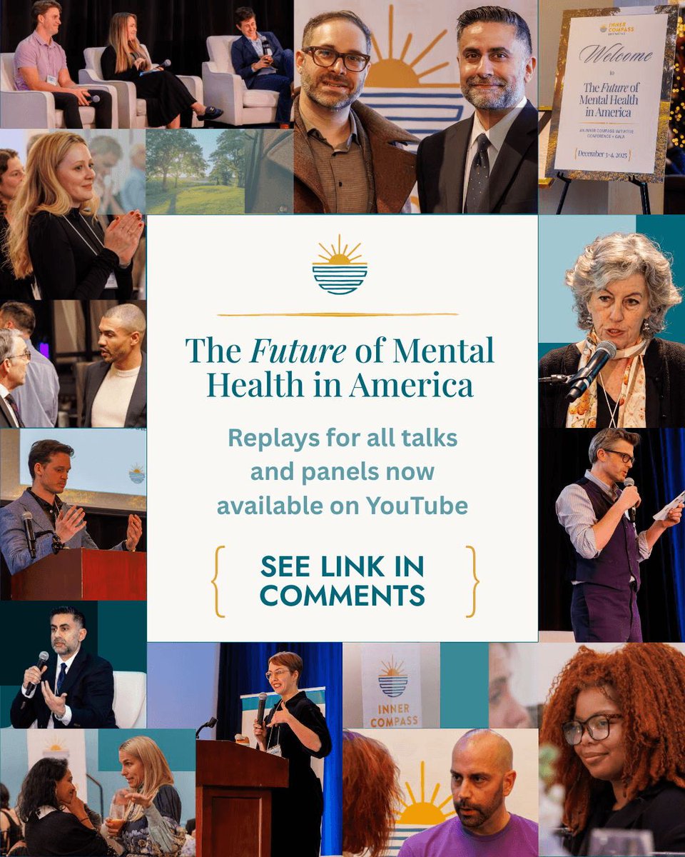 🧵 Great news—all replays from our inaugural conference, "The Future of Mental Health in America" (December 3–4, 2025), are now live on YouTube in a dedicated playlist. 1/