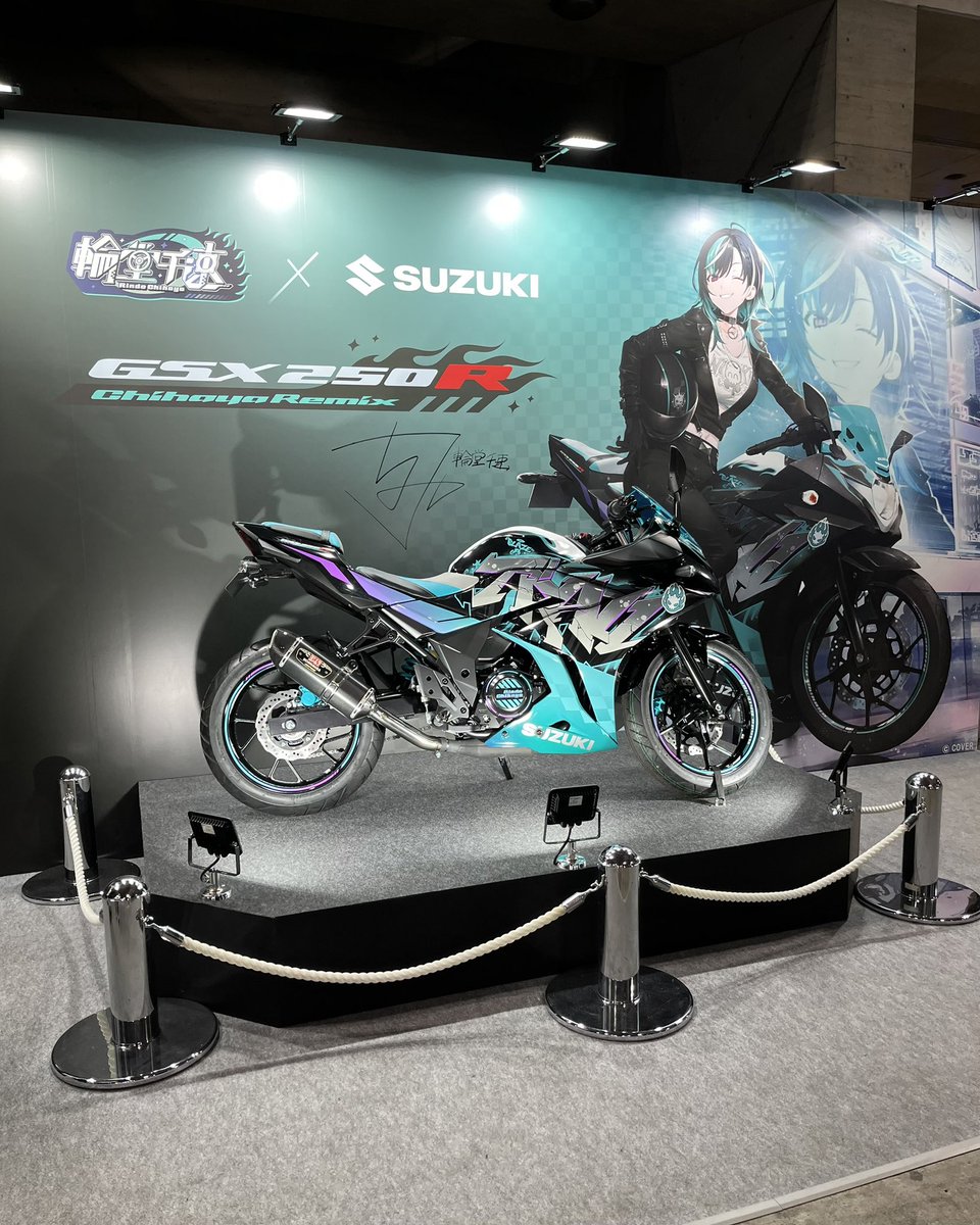 DAY3楽しんできましたー🙌 ちはちゃんデザインのバイクめっちゃ