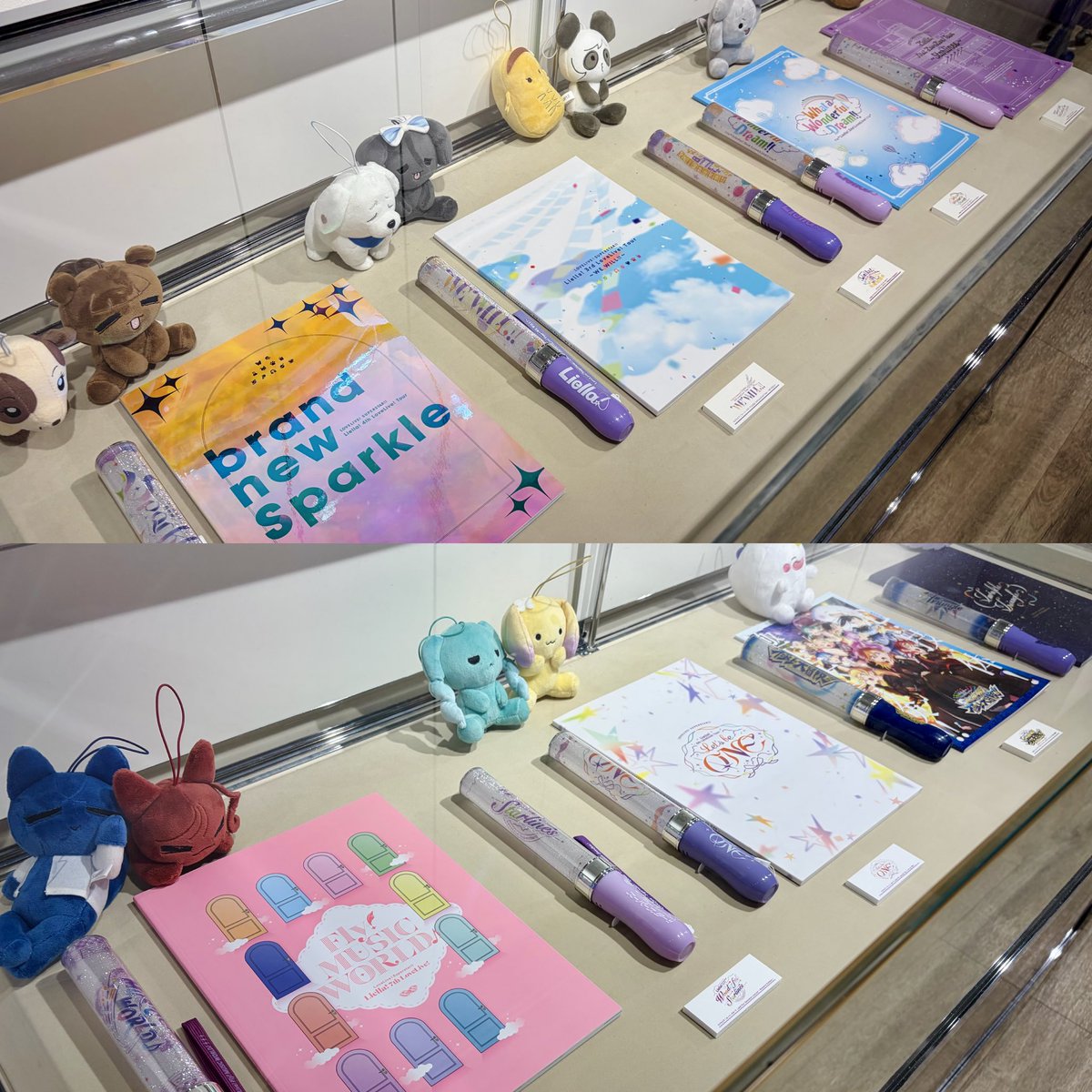 from_for_vvv's tweet photo. 久しぶりにLiella!ちゃん推し活💜

展示に1st～7thまでのライブパンフとブレードあってエモかった…！クジ引いたらA賞当たったよ～クーカー🫶 全員集合のブロマイドもGET🥲

#Liella_7th_AfterParty 🎶 https://t.co/ablt412qAJ