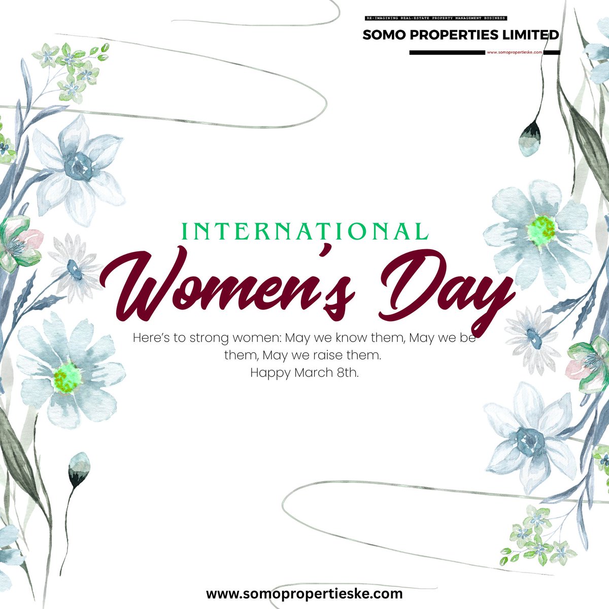 SomoProperties's tweet photo. Today we celebrate the achievements of women everywhere and recommit to a world of equity and inclusion. Happy IWD 2026!
#HappyWomensDay #WomensDay2026 #WomensDay #womanday https://t.co/kwAaNANAmf