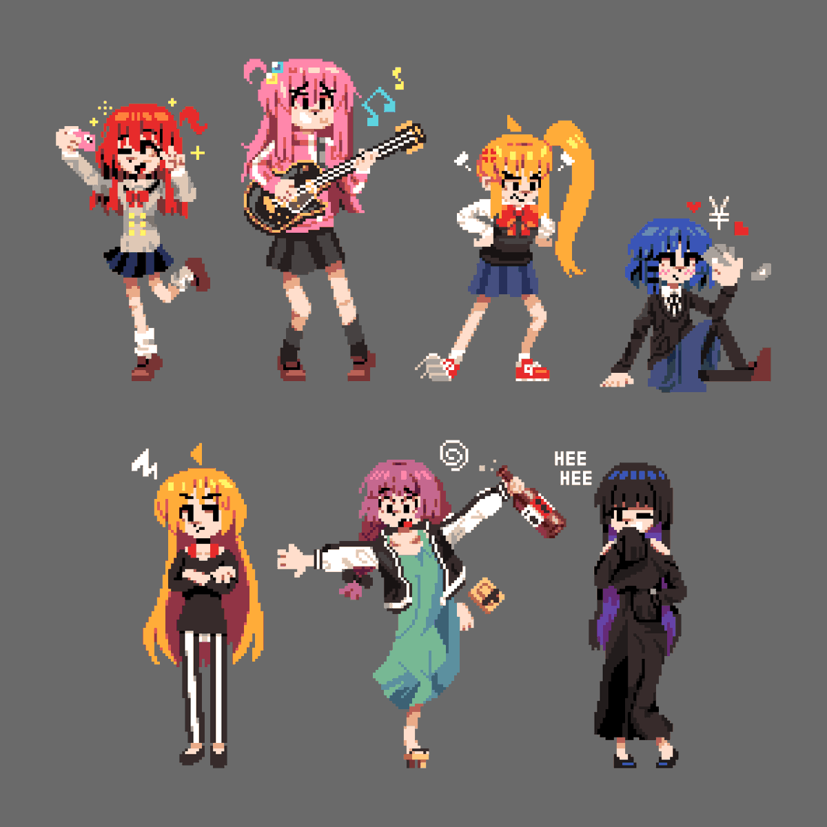 Abbiesmal ◆ stacking squares 🩷🟨🟦 tweet media