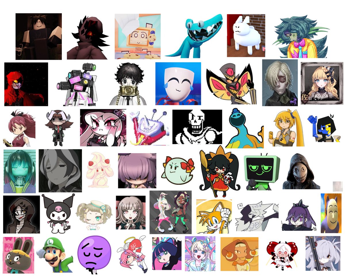 これ僕の推し全部
知ってるやつとかエアプなどがあるのでご注意を