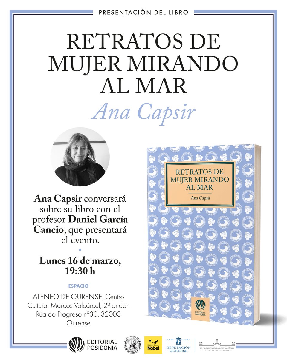 DanielGarcaCanc's tweet photo. Tras 𝐌𝐢𝐥 𝐯𝐢𝐚𝐣𝐞𝐬 𝐚 𝐈́𝐭𝐚𝐜𝐚, su ópera prima, y luego 𝐍𝐚𝐯𝐞𝐠𝐚𝐧𝐝𝐨 𝐩𝐨𝐫 𝐞𝐥 𝐜𝐢𝐞𝐥𝐨: 𝐜𝐮𝐞𝐧𝐭𝐨𝐬 𝐝𝐞 𝐝𝐢𝐨𝐬𝐞𝐬 𝐲 𝐞𝐬𝐭𝐫𝐞𝐥𝐥𝐚𝐬, Ana Capsir nos trae un nuevo libro, que ya ha sido presentado en distintas localidades de España. 
hilo debajo 👇👇 https://t.co/BeVlxu4hTB