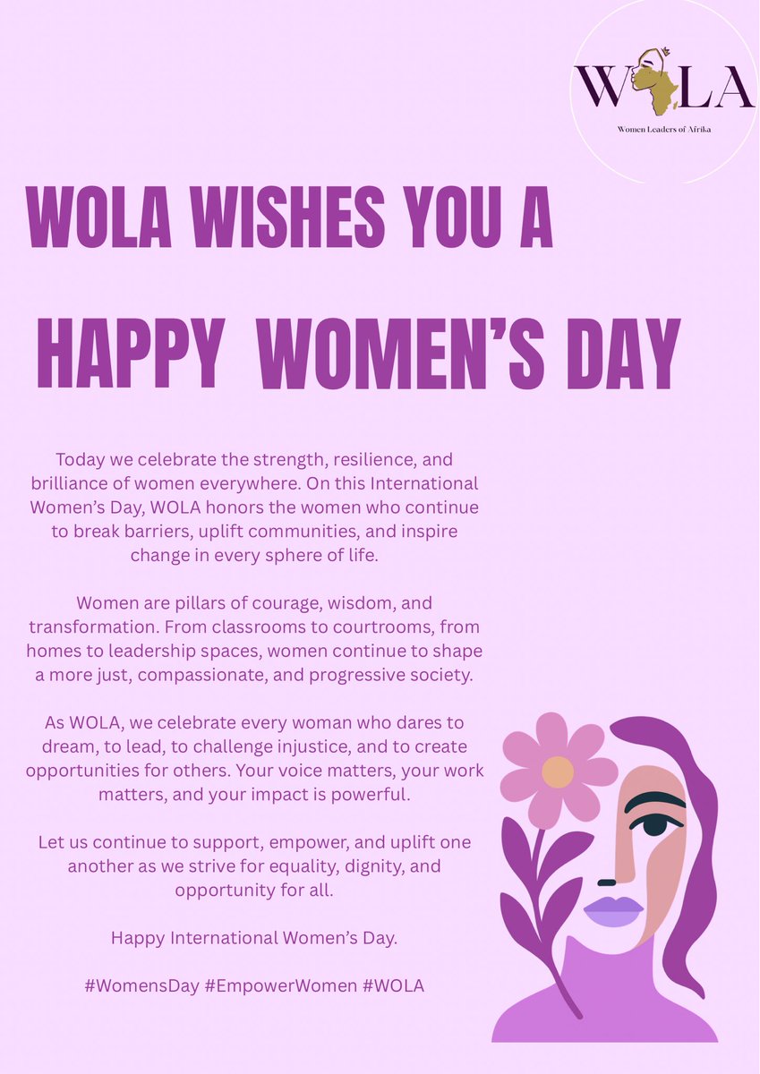 MakWola's tweet photo. Happy Women’s day!!!❤️
#WomensDay #EmpoweredWomen #Wola https://t.co/oQf7zv6KFU