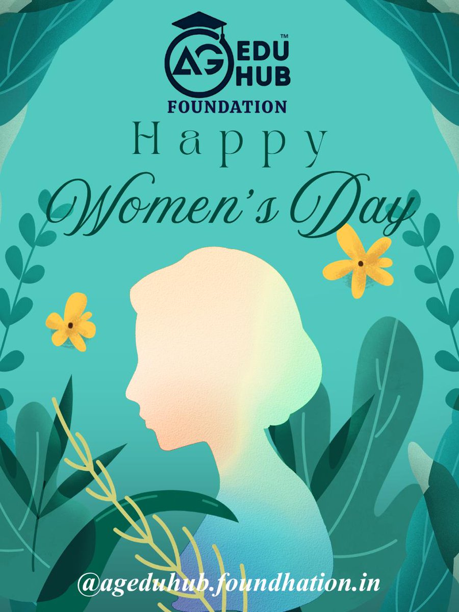 ageduhub's tweet photo. Empowered women empower the world. 🌸
On International Women’s Day, AG EDU HUB Foundation celebrates the strength, courage and achievements of women everywhere.
Let’s continue building a future of equality and opportunity. ✨
#WomensDay #EmpowerWomen #Leadership #AGEduHub https://t.co/Zdg6WjYBvy