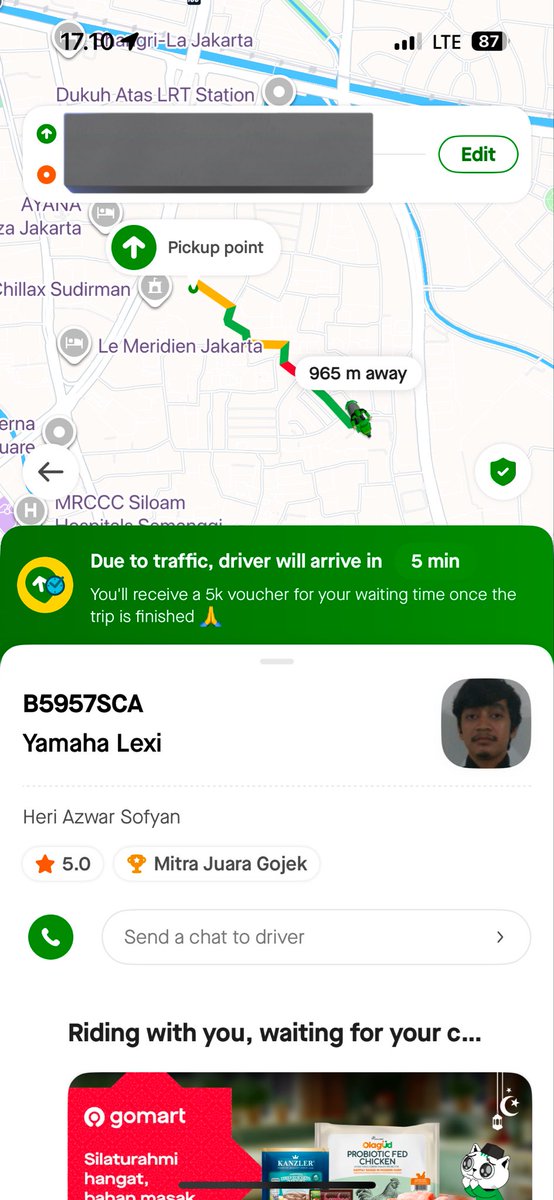 oneletterman_k's tweet photo. @tanyarlfes Si sofyan juga nih sama, padahal awalnya dia semenit lagi nyampe, sengaja banget dia malah jalan ngejauh dan buat nunggu 30 menitan sampe akhirnya dia cancel sendiri https://t.co/7nFPL5Z0T5