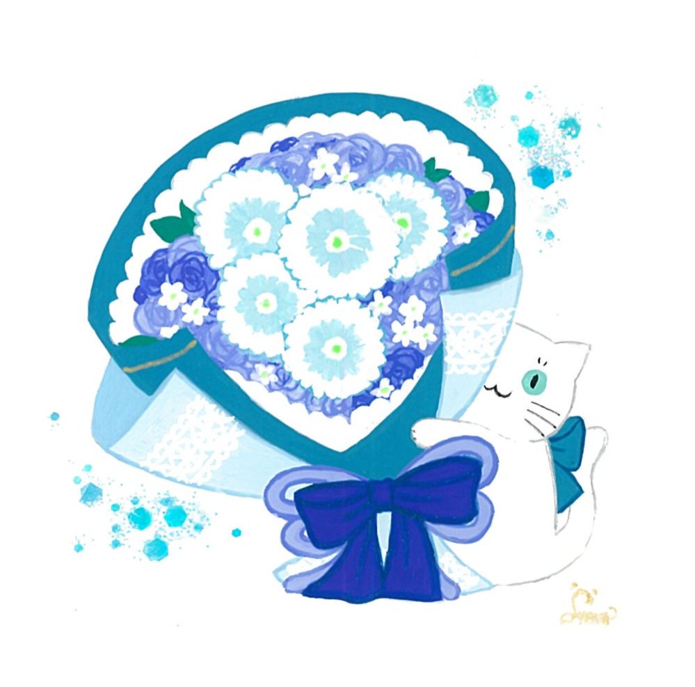 🐾夢かなう💐

 #猫  #イラスト
 #アナログイラスト
 #アナログ絵