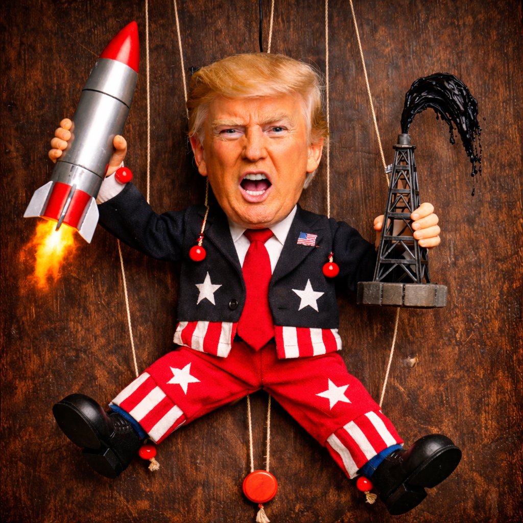 Chadidscha1's tweet photo. Ein größenwahnsinniger, fremdgesteuerter Hampelmann spielt sich auf, als gehöre ihm die Welt: Gaza, Venezuela, Grönland, Iran, Kuba – Bomben, Drohungen, Aushungerung und Erpressung.
Ein Teil der Welt applaudiert. Der größte Teil schaut weg.
Shame on us. https://t.co/pfgB94O878
