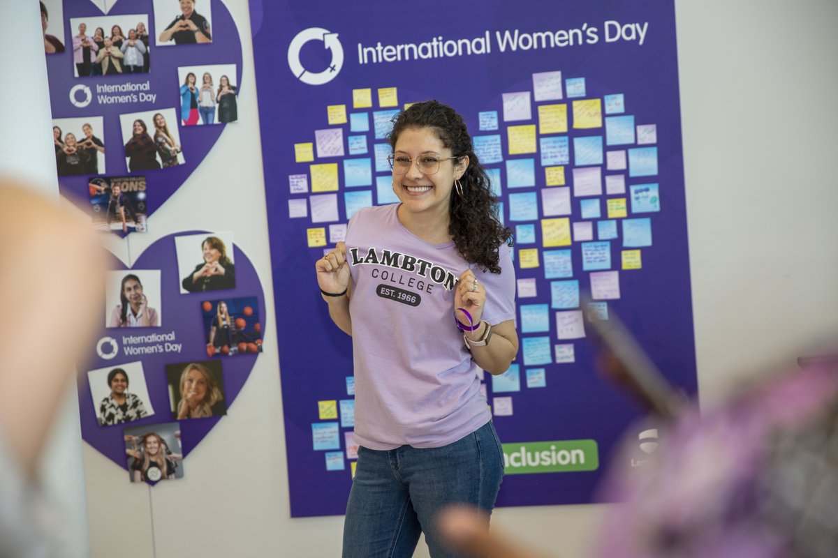 LambtonCollege's tweet photo. This International Women’s Day we celebrate the leadership, achievements, and contributions of women.

In postsecondary education, where ideas shape futures and drive change, creating space for women to thrive strengthens our classrooms, workplaces, and communities. https://t.co/9xodGadIJv
