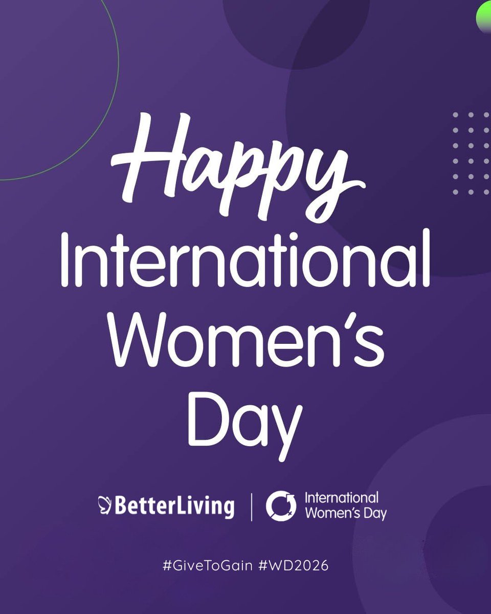 On International Women’s Day, we recognize and honour the women who shape our communities through their leadership, support, and the meaningful difference they make every day. 

Happy International Women’s Day! 💜 

#InternationalWomensDay #GiveToGain #WD2026