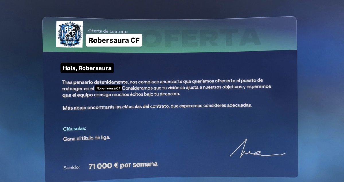 ✍️Se filtra el contrato que firmó el mister <a href="/robersaura/">robersaura</a> y los aficionados ni se lo creen la cantidad que gana💰

#APORLALIGA