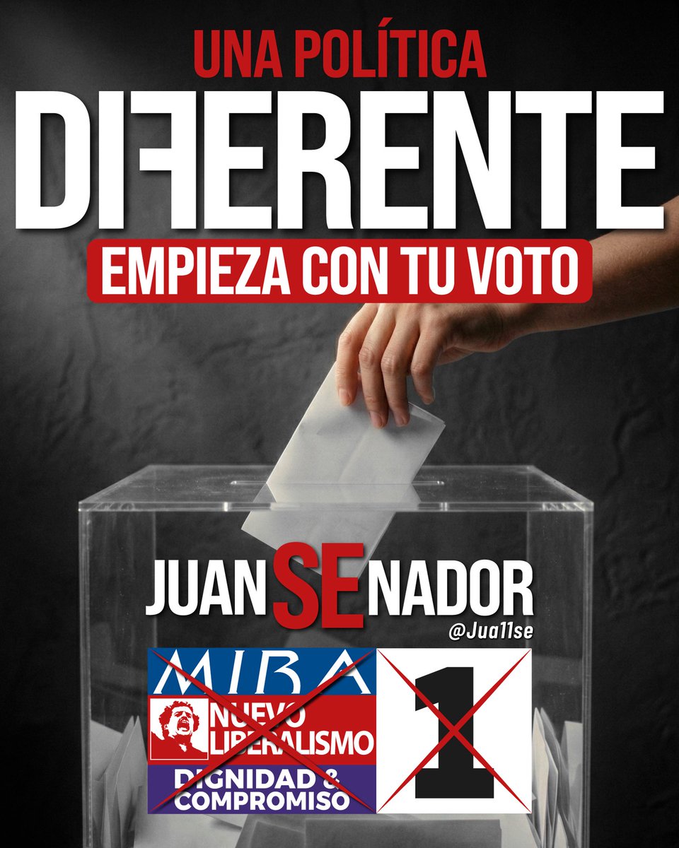 jua11se's tweet photo. ¡Todos a votar! #Diferente 👇🏻 https://t.co/3K2QEGn4gO