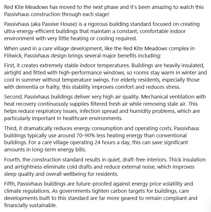 careiscentral's tweet photo. Red Kite Meadows has moved to the next phase and it's been amazing to watch this Passivhaus construction through each stage! https://t.co/XAcXRsKmnZ