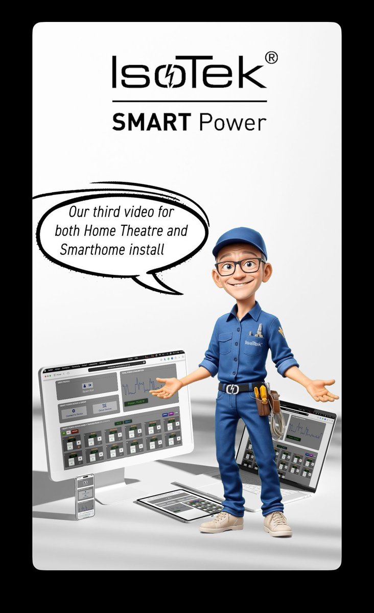 IsoTekSystems's tweet image. Part 3 🔌 Installers, we’ve got your back. IsoTek delivers the performance and reliability your clients expect.

Video: youtu.be/yZcpnjRIIQU 

Read more about our installation products here ▶▶ isoteksystems.com/series/s/smart… ◀◀

#installation #hometheater #crestron #control4