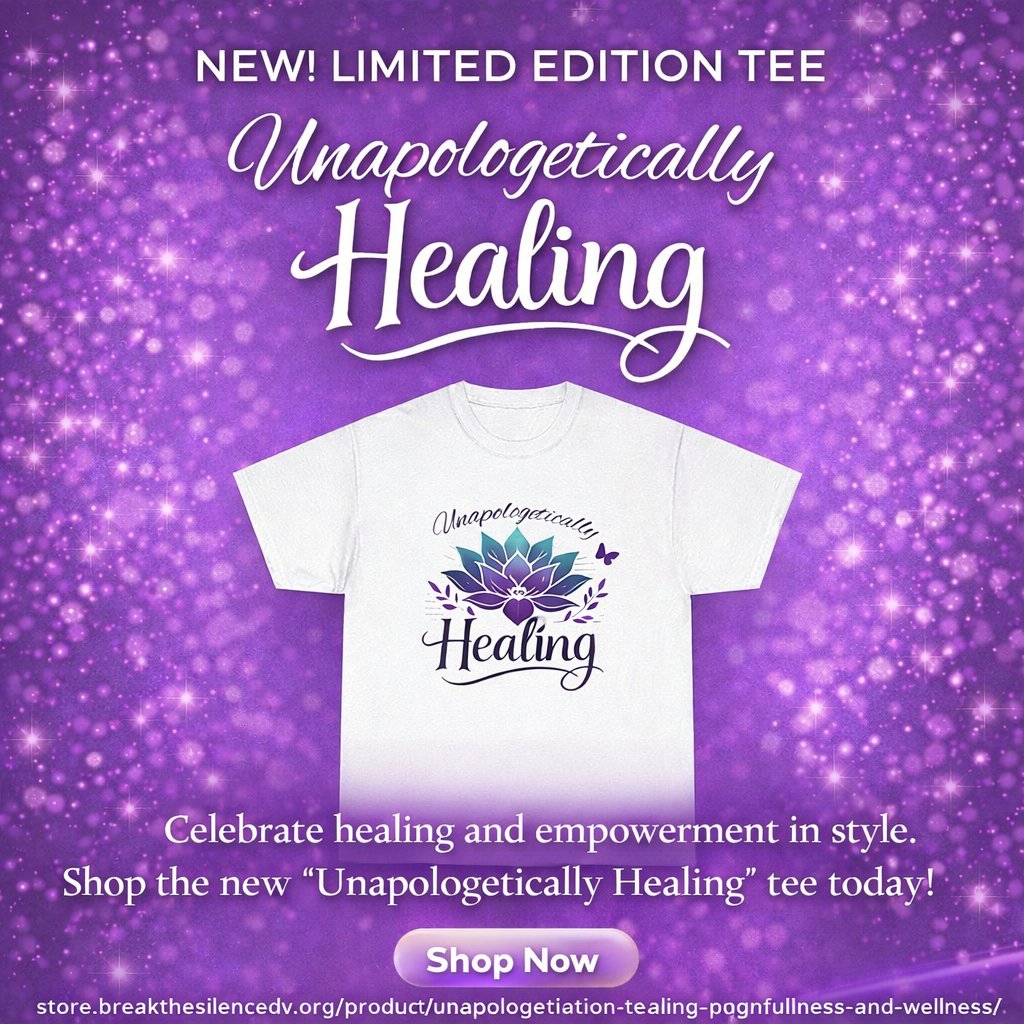 btsadv's tweet photo. NEW 💜 Limited Edition “Unapologetically Healing” Tee

Healing isn’t quiet. It’s powerful. It’s bold. It’s yours.

Wear your strength. Support survivor advocacy. Celebrate growth unapologetically.

Shop now &amp; stand for healing. https://t.co/dASBvENVGr