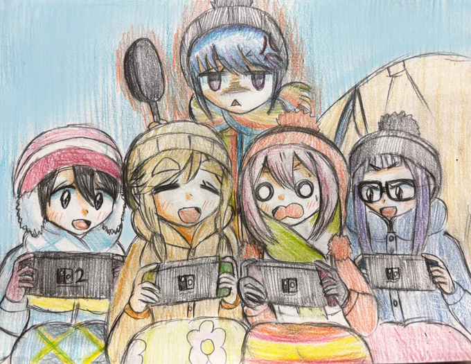 #わちゃキャン の段取りに夢中になってしまい現実の段取りを忘れてしまう野クル達 #ゆるキャン