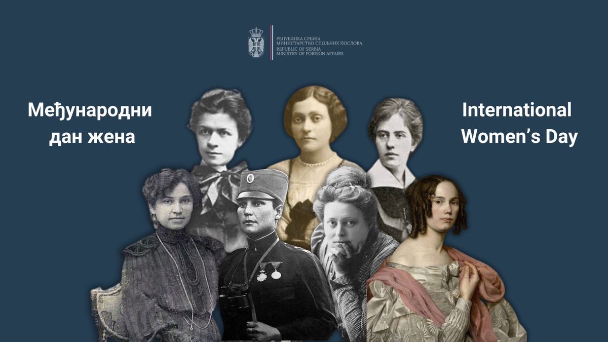 On the occasion of #InternationalWomensDay, #March8, marked this year under the theme “Give to Gain,” we reflect on the strength and legacy of #women whose knowledge, courage, and talent have shaped #Serbian history, culture, and science.
Names such as #NadeždaPetrović,