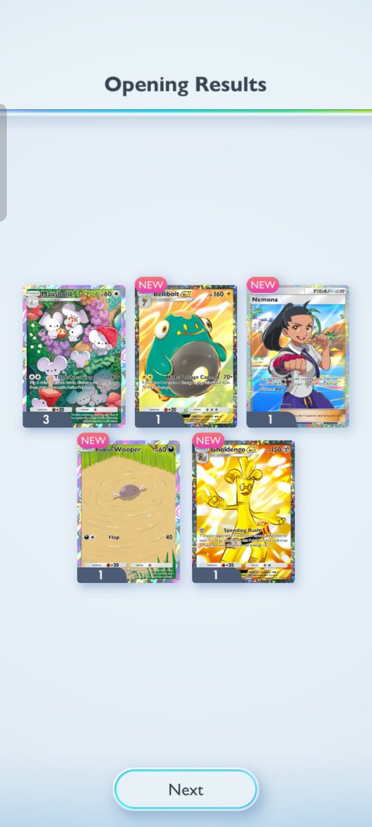 Çıkan kartlara bak bütün şansımı burda kullandım sanırım 
#Pokemon 
#PokemonTCG