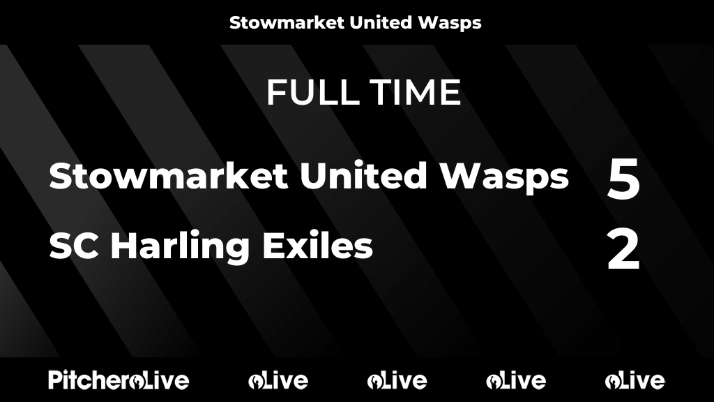 StowmarketUtdFc's tweet image. FULL TIME: Stowmarket United Wasps 5 - 2 SC Harling Exiles
#STOSCH #Pitchero
stowmarketunited.co.uk/teams/280301/m…