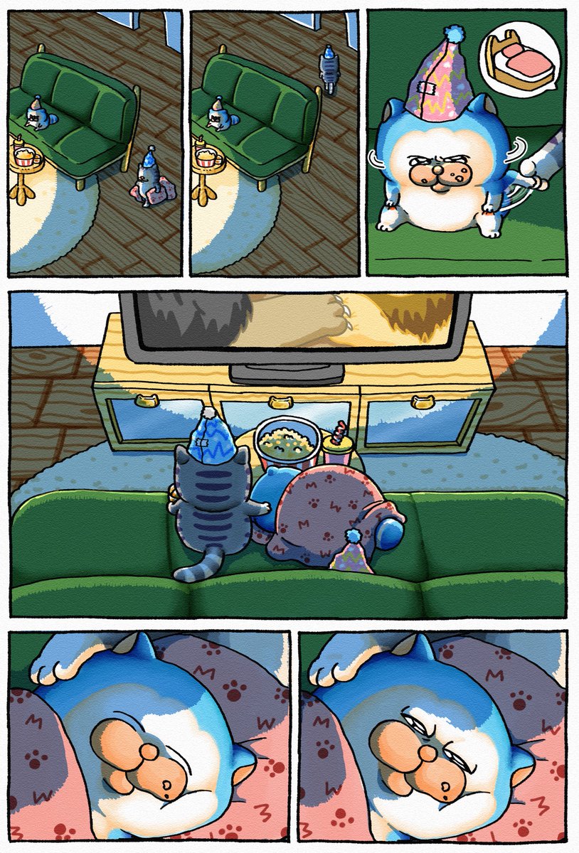 初めて誘われた、深夜の映画パーティー🎞️🍿✨