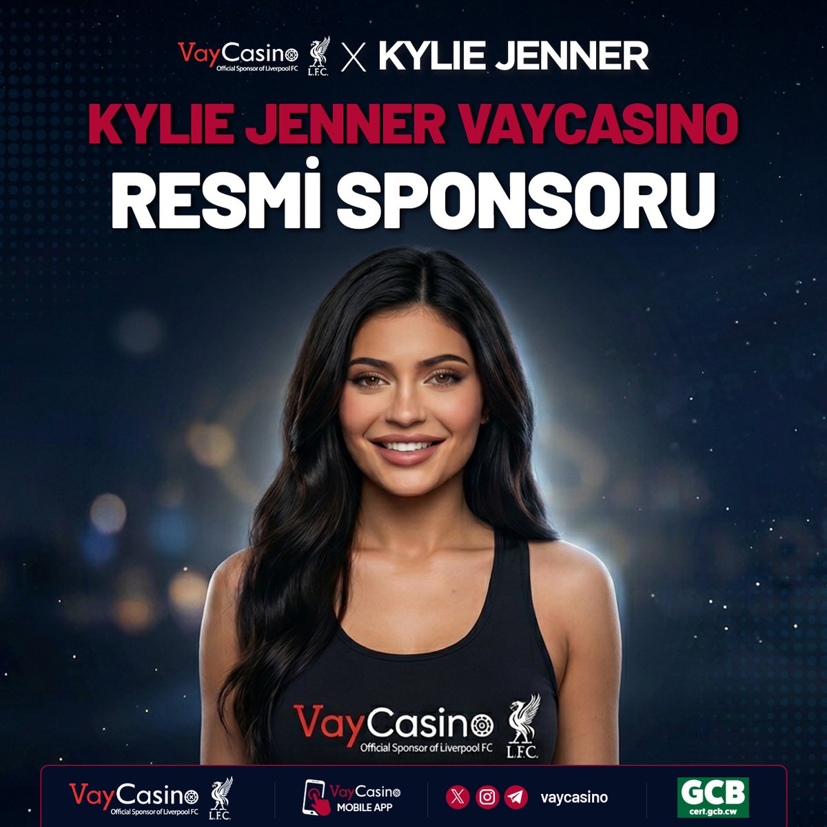 Vaycasinobankav's tweet photo. KYLIE JENNER X VAYCASINO  

Yıldızlar Geçitine Hoş Geldin!

Kylie Jenner ve Kazancın Adresi Vaycasino Şimdi Bir Arada! 

Vaycasino Resmi Sponsorluk. Kazananların adresi belli!

 https://t.co/JGPzeMYcSe https://t.co/5yXid8Las8