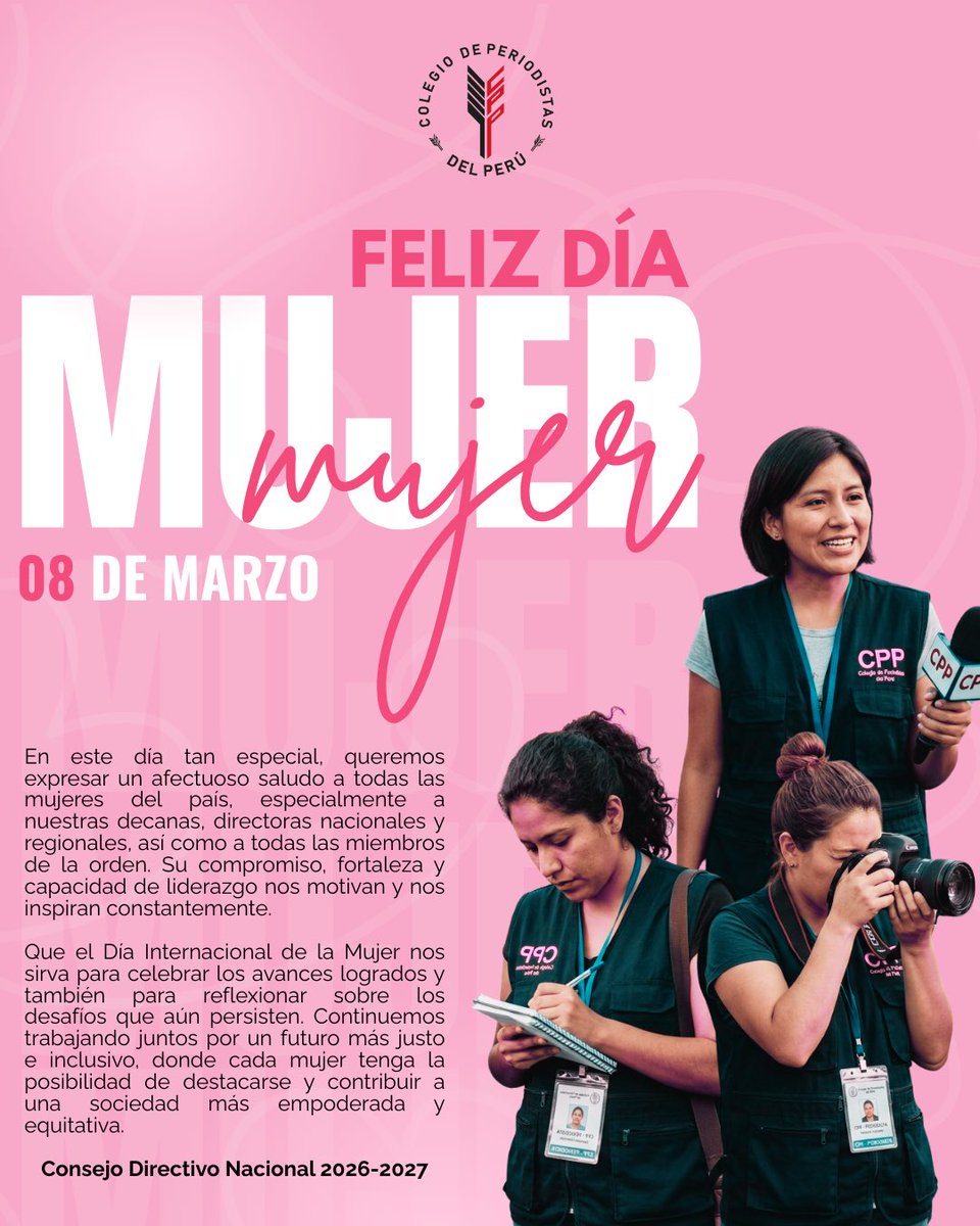 Colegio de Periodistas del Perú tweet media
