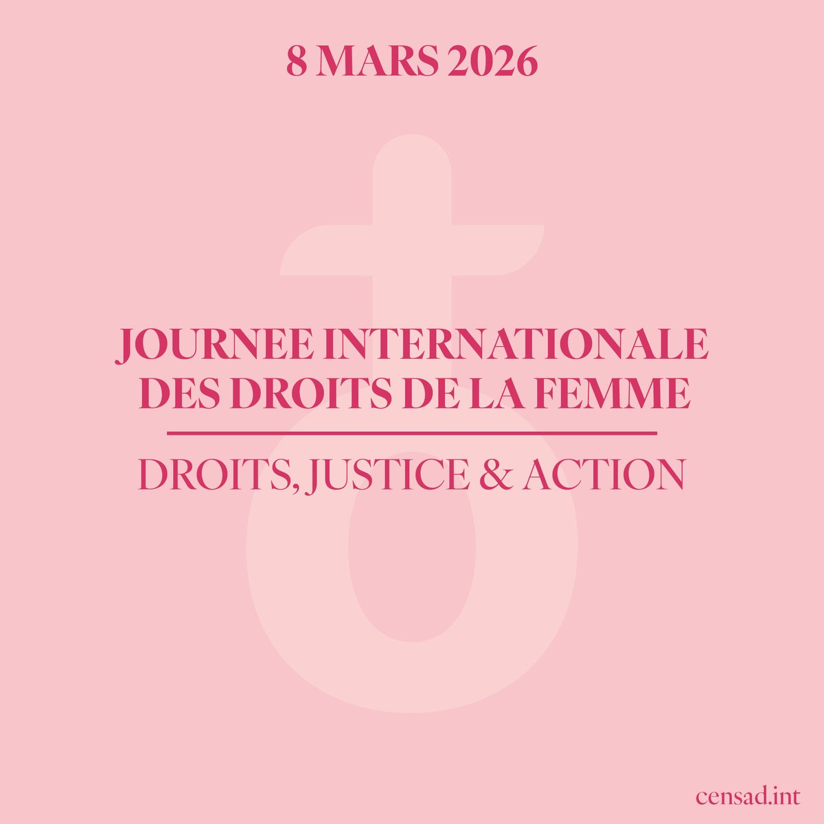 CensadExecutif's tweet photo. À l’occasion de la Journée internationale des droits des femmes, célébrée ce 8 mars 26, la CEN-SAD réaffirme son engagement en faveur de la promotion et de la protection des droits des femmes et des filles, de l’égalité de genre et de l’accès effectif à une justice équitable... https://t.co/rL7wJj3MuS