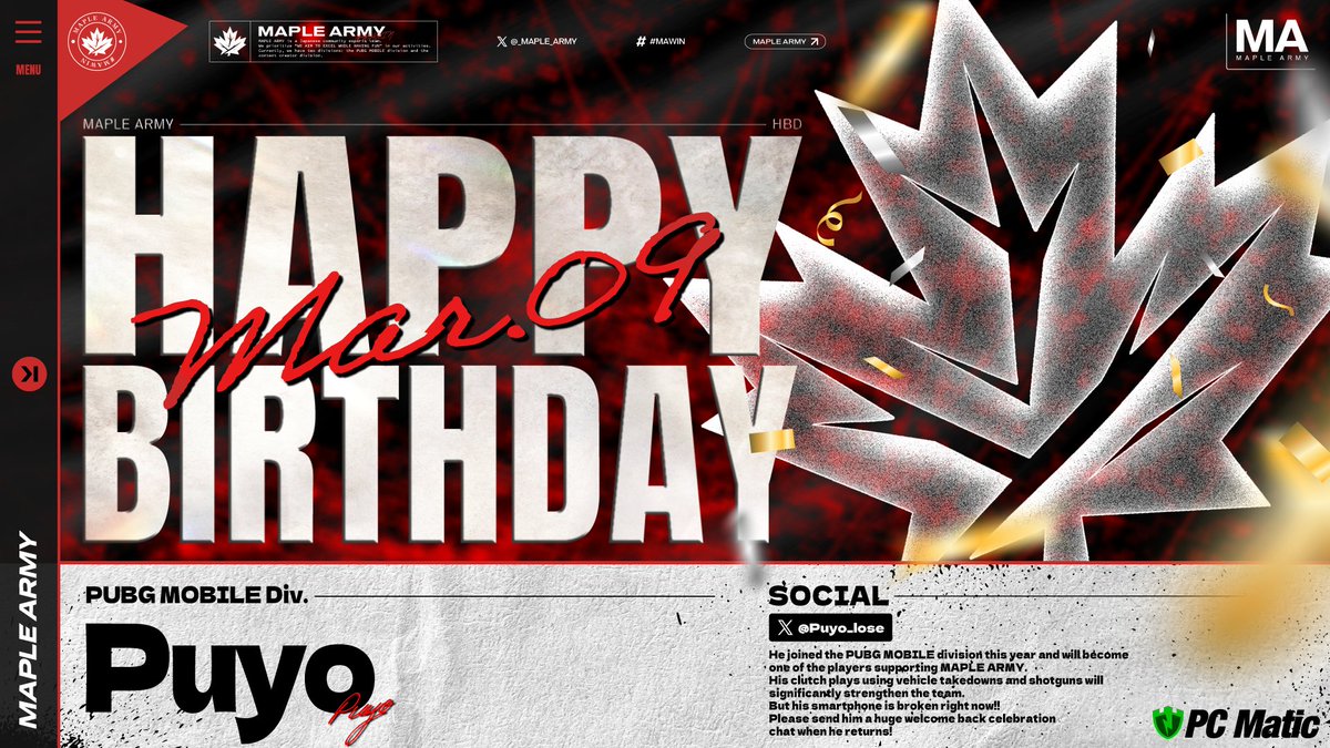MAPLE ARMY tweet media