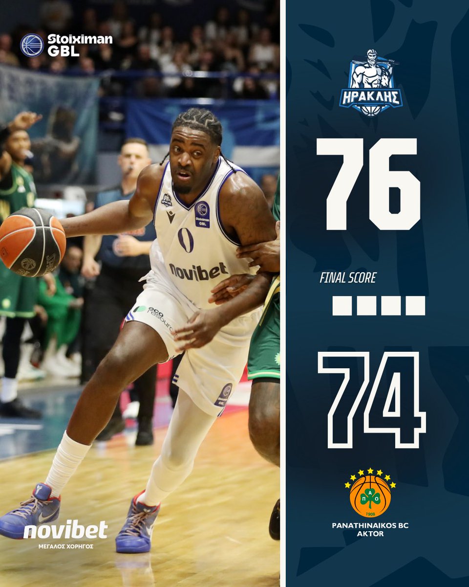Huge win 💪🏻💙

#iraklisbc - #paobc 76-74

#StoiximanGBL #ENBL #iraklisbc #bluepower