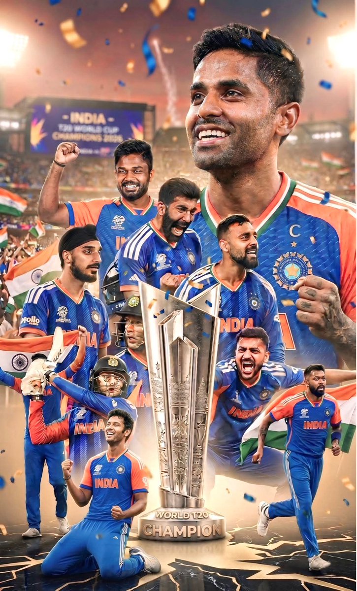 narayansdgh's tweet photo. विश्व विजेता भारत! 🇮🇳🏆

आज तिरंगा पूरे विश्व में सबसे ऊँचा लहरा रहा है। यह जीत केवल 11 खिलाड़ियों की नहीं, बल्कि 140 करोड़ भारतीयों की जीत है। गर्व है भारतीय क्रिकेट टीम पर।
सभी देशवासियों को बहुत बहुत बधाई।

चक दे इंडिया! 🇮🇳🙌

#T20 #T20WorldCup #cricket #indiavsnewzealend https://t.co/4EL3aDDhU7
