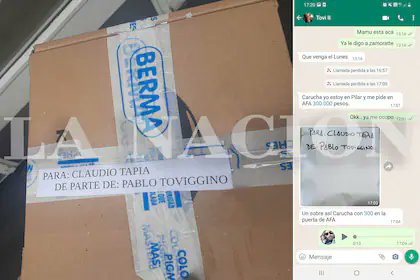 Finde sin fútbol para defender a esta gente👇

Cajas, sobres y chats: cómo eran los envíos de dinero que le hacía Toviggino a Tapia.

Tremenda investigación de <a href="/nicolaspizzi/">Nicolás Pizzi</a> e <a href="/grimaldiignacio/">Ignacio Grimaldi</a>