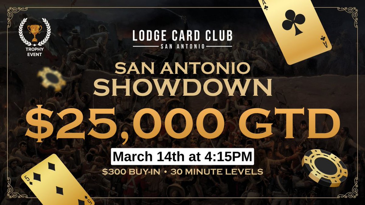 Lodge Card Club San Antonio tweet media