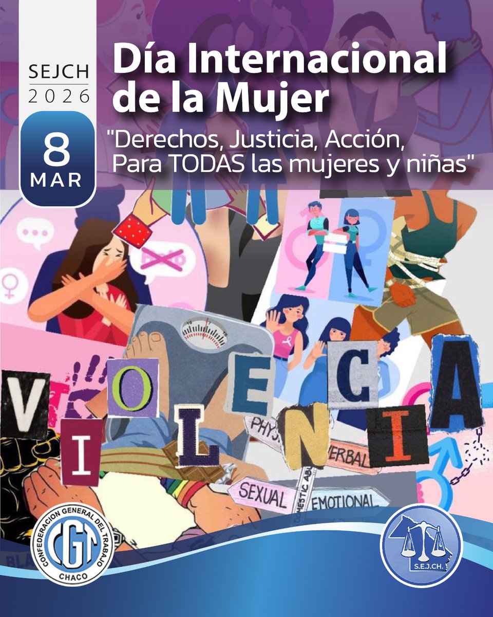 “𝑬𝒏 𝒆𝒍 𝑫í𝒂 𝑰𝒏𝒕𝒆𝒓𝒏𝒂𝒄𝒊𝒐𝒏𝒂𝒍 𝒅𝒆 𝒍𝒂 𝑴𝒖𝒋𝒆𝒓, saludamos y honramos a las 𝑴𝒖𝒋𝒆𝒓𝒆𝒔 𝑱𝒖𝒅𝒊𝒄𝒊𝒂𝒍𝒆𝒔: su compromiso, su profesionalismo y su trabajo cotidiano sostienen el acceso a la Justicia y el respeto por los derechos. Gracias por la entrega, la
