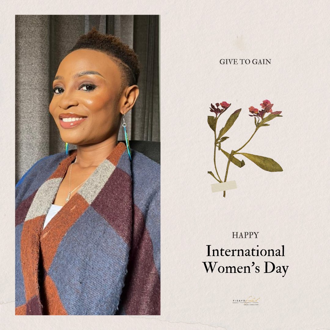 FisayoCheck's tweet photo. I’ve learned that the most powerful way to grow is to give. Give your voice. Give your courage. Give your ideas.

Somehow, every time I gave, I gained; strength, clarity, purpose, and people.
Nothing given in love is ever wasted.

Happy Int. Women's Day!🎉💜
#IWD2026 #GiveToGain https://t.co/4YnshczYvf