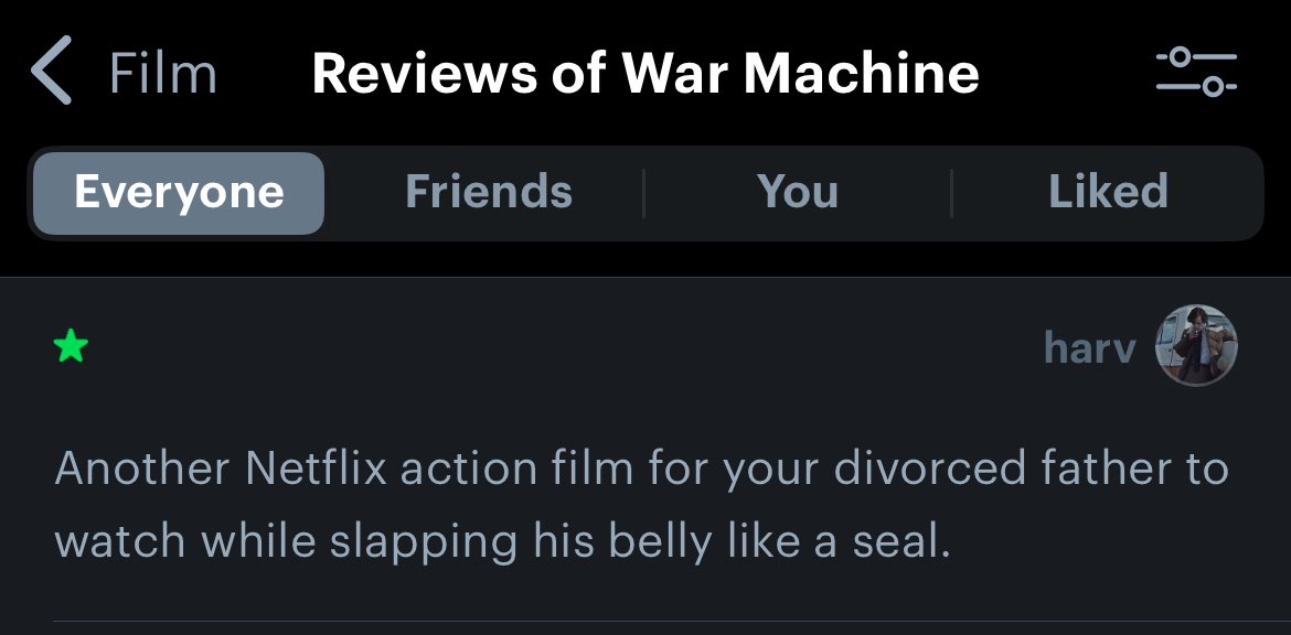 cevangelista413's tweet photo. One of the funniest letterboxd reviews I’ve ever seen, I let out a bark of laughter over this https://t.co/47MM7GL7ao