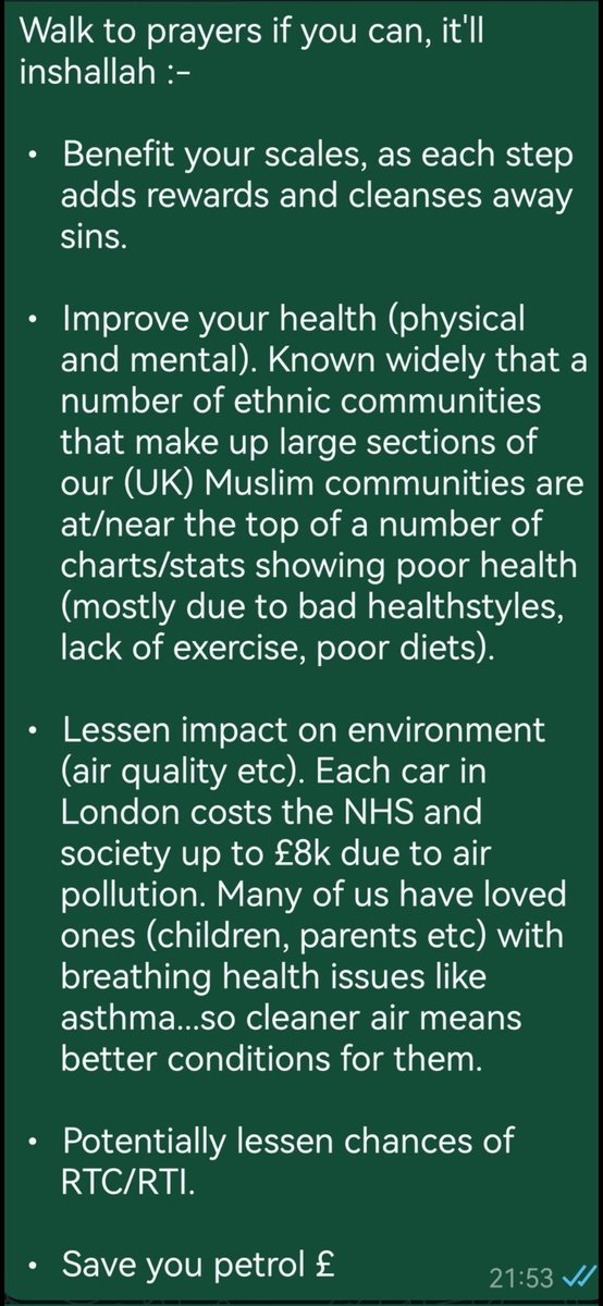 HackneyJamah's tweet photo. Encouraging Hackney residents/families to walk to their local Eid prayer venues 🚶🕌🌙 https://t.co/iIaHkag2io