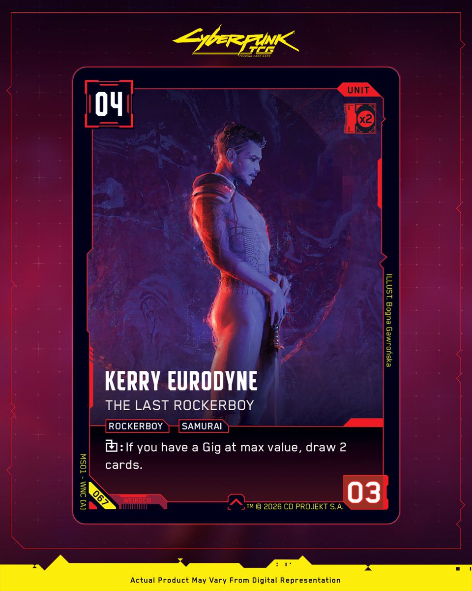 Cyberpunk Trading Card Game tweet media