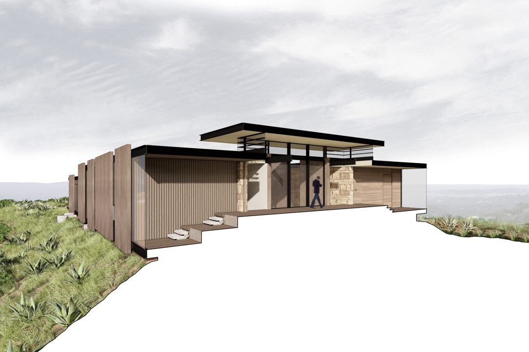 The entry volume operates as a third wing, running perpendicular to the southern and northern bars of the house and binding them into a clear, orthogonal composition.
.
INSPIRE | CREATE | IMPACT