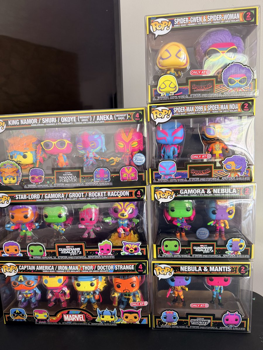 tdragons345's tweet photo. Marvel and DC Blacklight Pops for sale. All below PPG plus shipping. DM for prices. https://t.co/bF4Hxjzgc8
