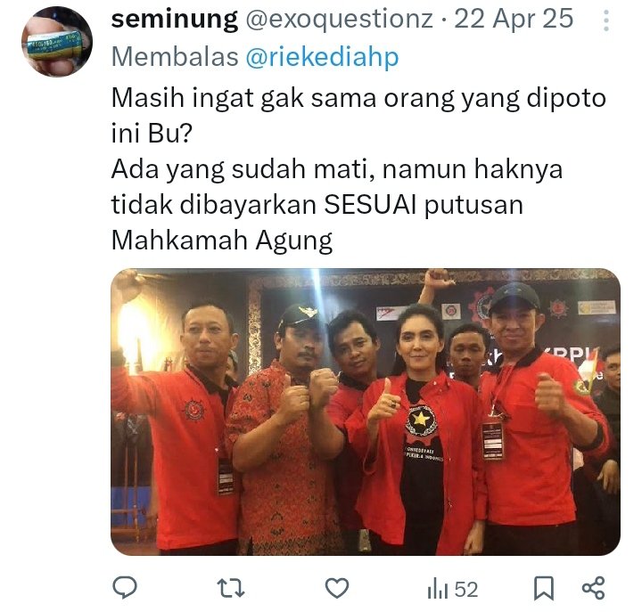 exoquestionz's tweet photo. @abimandaru @P3gEl Ada yang sudah mati, cerai hidup masalah ekonomi, ngontrak diusir karena gak sanggup bayar, anak putus sekolah, masuk penjara karena memenuhi kebutuhan,
Janji tinggal janji, hukum diKonoha hanya dijadikan alat saja
Pengawalan/pendampingan, bantuan hukum, semua 💩 https://t.co/if91A4PvkT