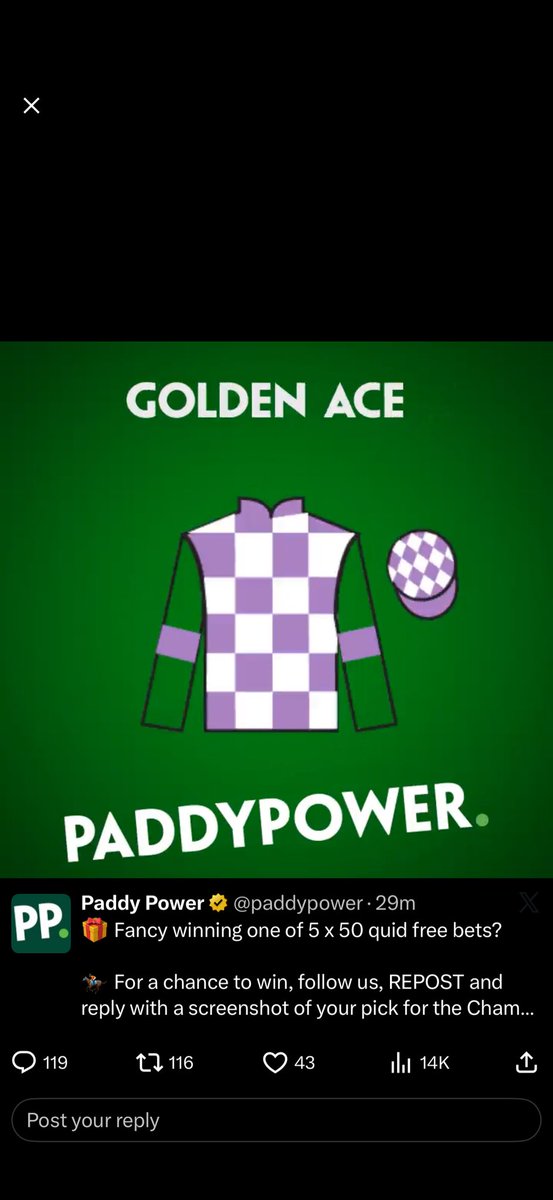 sstanley1985's tweet photo. @paddypower https://t.co/hO7EN2DJcB