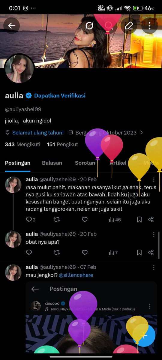 aulia tweet media